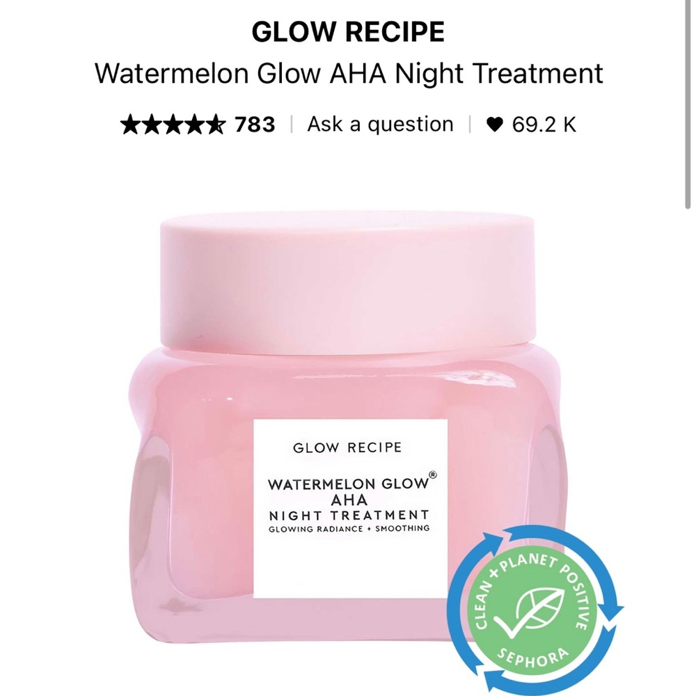Glow Recipe Watermelow Glow AHA Night Treatment